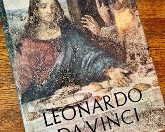 SOLD Large, vintage Leonardo Da Vinci coffee table book