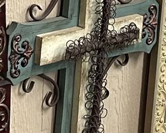 Wooden and iron/metal cross