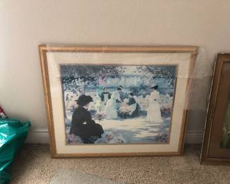 C. Kieffer Parisian street scene framed