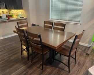 Matching Dining Table & 6 Chairs