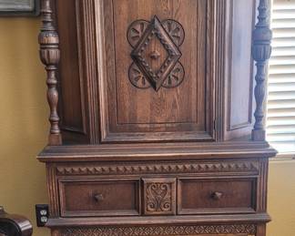 Antique Jacobean style cabinet 