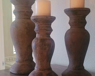 Ceramic candle holders