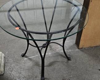 GLASS TOP TABLE