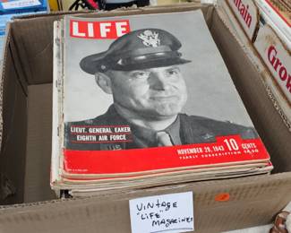 VINTAGE LIFE MAGAZINE LOT