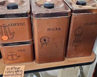 VINTAGE CANISTER SET