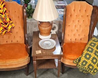 CHAIRS AND AFGHANS