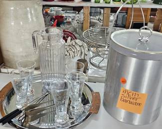 MCM SILVER BARWARE