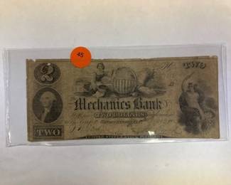 mechanics bank note