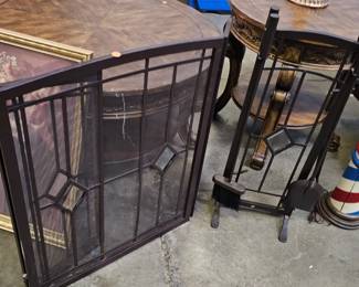FIREPLACE SCREEN / TOOL SET