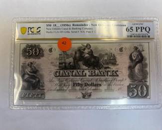 CANAL BANK MONEY