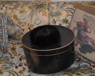 Mink black hat