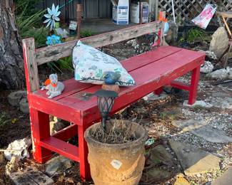 Planters, Bench, Flagstone