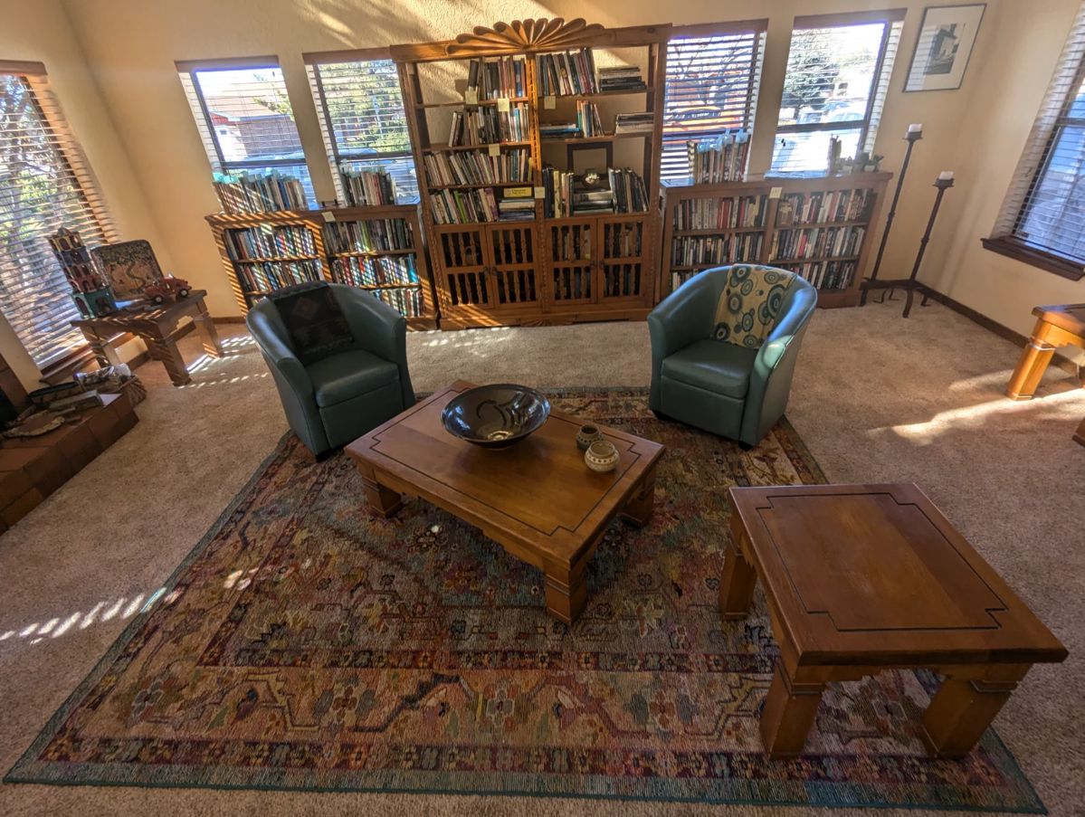 A home infused with light, history, provenance, truly one of a kind items