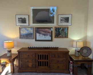 Southwestern Furniture, Art, Ceramics Throughout the House