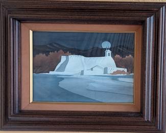 Jan Hayes Watercolor Church