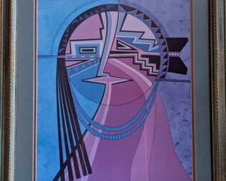 Tsa.sah.wee.eh Helen Hardin, 1981 Framed Print