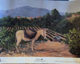 Pat Harrison Poster Illustration 'Yesteryear Harvest' Signed