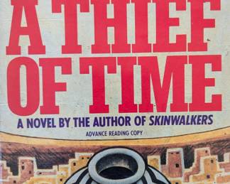 Tony Hillerman 'A Thief of Time' Advance Reading Copy