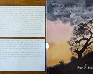 Ruth K. Hall 'A Place of Her Own - the Story of Elizabeth Garrett with provenance