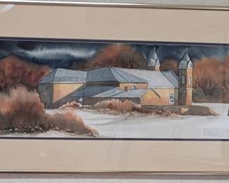 Jan Hayes Watercolor Church