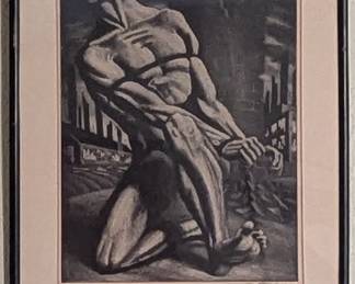 Harry Sternberg ‘Enough’ Lithograph LÊ