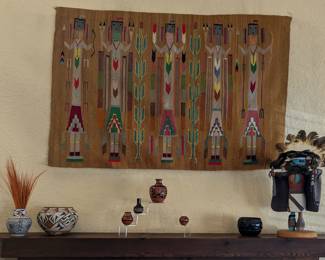 Native American Weavings, Pots, Katchina