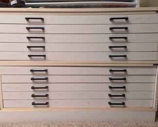 Mayline 5 Drawer Flat File Cabinet (2)