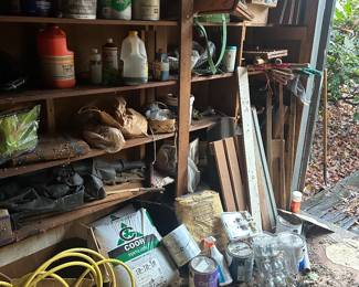Bring flash light if you want to dig in the shed!!