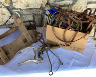vintage horse tack