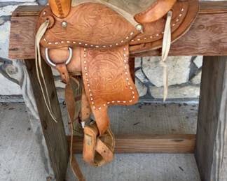 vintage saddle