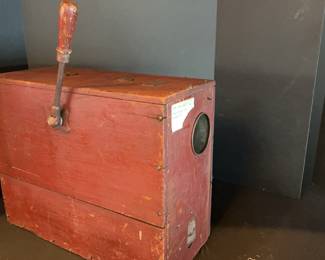 steamboat fog horn - bellows work