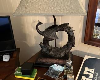 Peacock Lamps and Vintage Ouiji Board