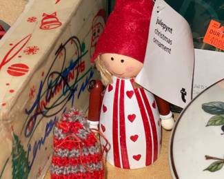 Julepynt Wooden Christmas Ornaments