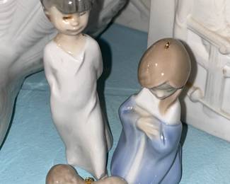 Lladro Religious Set Mini Figurines