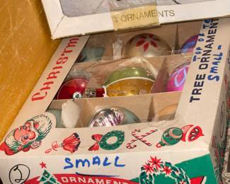 Antique Glass Ball Boxed Ornaments