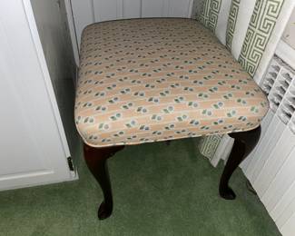 Vintage Upholstered Ottoman