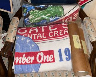 Vintage Advertising Colgate Beach Towels