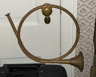 Brass Horn Decor
