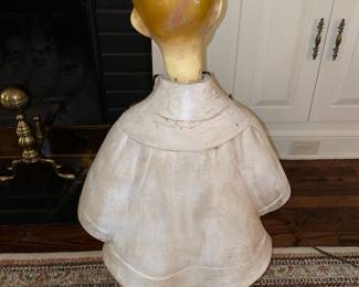 SUPER RARE 5 Piece Caroler Set By The Artistic Latex Form Company (ALFCO) From New Rochelle, NY. Early 1950s In Remarkable Condition For Their Age With Removeable Heads (Mold Stamps On The Back Neck) & Light Up Song Books).