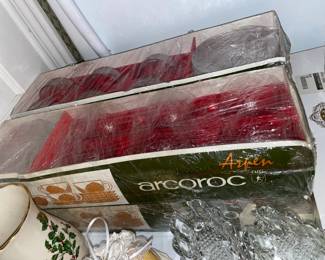 Vintage Arcoroc Glassware W/ Boxes