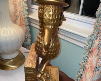 ORIGINAL Planters Peanuts Mr.Peanut Bar Advertising Statue Prototype W/ Plaque