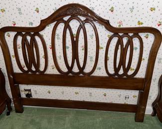 Antique Wooden Headboard