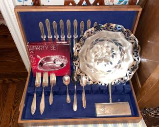 Silver Plated Flatware Set