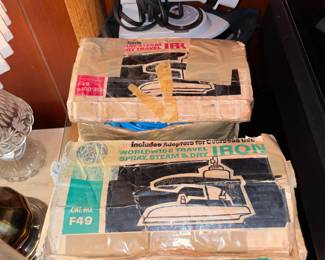 Vintage Travel Irons