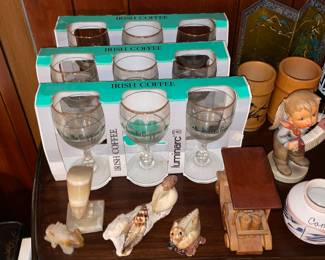 BRAND NEW Irish Coffee Gold Rim Glasses