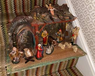 Vintage Nativity Set