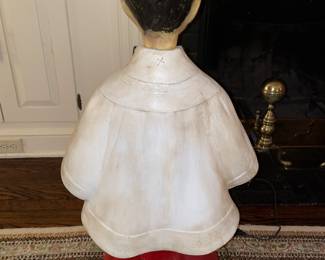 SUPER RARE 5 Piece Caroler Set By The Artistic Latex Form Company (ALFCO) From New Rochelle, NY. Early 1950s In Remarkable Condition For Their Age With Removeable Heads (Mold Stamps On The Back Neck) & Light Up Song Books).