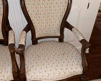 Antique Upholstered Armchairs