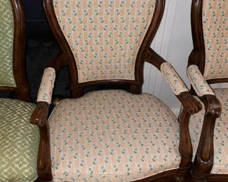 Antique Upholstered Armchairs
