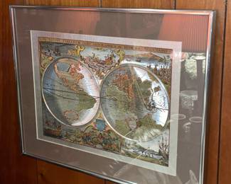 Framed Map